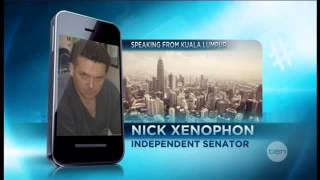 Nick Xenophon detained in Malaysia [upl. by Llehcear394]