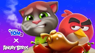 Can Tom Handle the Heat 🌶️🔥 AngryBirds X My Talking Tom 2 [upl. by Gothard]