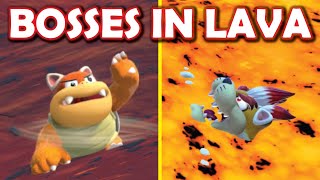 What happens if you drop all bosses in lava Super Mario 3D World  Bowsers Fury [upl. by Nanahs]