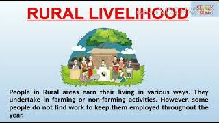 Rural and Urban Livelihood Class 6 [upl. by Sillyhp]