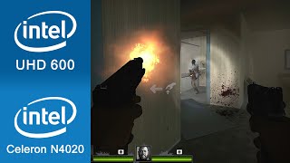 Left 4 Dead 2 Gameplay Intel UHD 600  Intel Celeron N4020 [upl. by Filberte974]