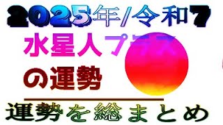 水星人プラス2025年令和7運勢を総まとめ [upl. by Law]