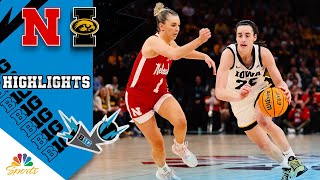 HIGHLIGHTS Iowa Caitlin Clark vs Nebraska  Big Ten Womens Basketball  3102024  NBC Sports [upl. by Ahsinyd]