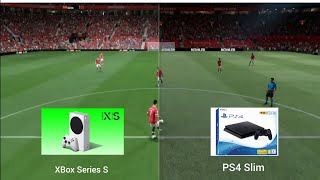 FIFA 22 Xbox Series S Vs PS4 Slim Screenshot Comparison [upl. by Aynosal]