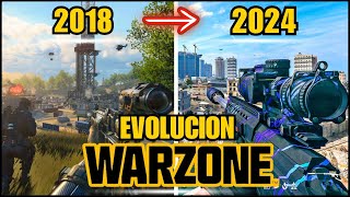 La EVOLUCION de WARZONE 2018  2024 [upl. by Nolrac]