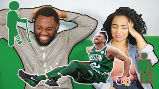 GORDON HAYWARD INJURY REACTION [upl. by Enidlarej]