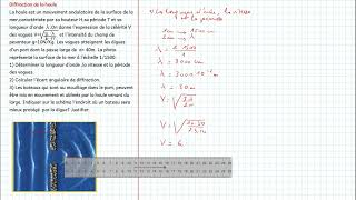 Diffraction de la houle [upl. by Mace]