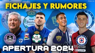 ✅🔥¡VOLPI A SANTOS VUCETICH A MAZATLAN ¡ROMO A PUMAS FICHAJES Y RUMORES APERTURA 2024 LIGA MX [upl. by Lurlene]