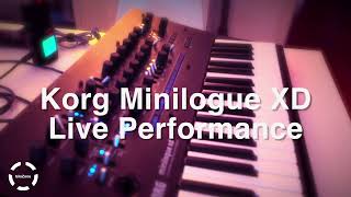 Korg Minilogue XD Live Performance 29 Part1 [upl. by Anerual713]