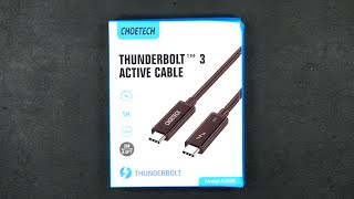 2M Active Thunderbolt 3 Cable From China  Does It Work [upl. by Enyedy978]