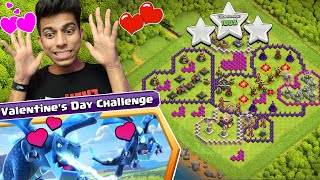 easily 3 star VALENTINES DAY CHALLENGE Clash of Clans [upl. by Drusi499]