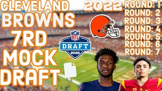 Cleveland Browns 7 Round 2022 Mock Draft  32 Mocks in 32 Days [upl. by Agostino552]