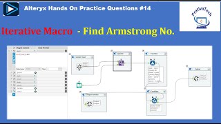 Alteryx Iterative Macro  Find Armstrong  Alteryx Hands On Questions For Interview  Part 14 [upl. by Aiuqcaj]