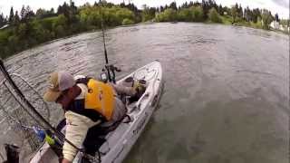 Kayak Fisherman hit by Boat [upl. by Annahsirhc]