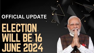 OFFIICIAL UPDATE ELECTION WILL BE 16 JUNE 2024  ICAI EXAM POSTPONED [upl. by Wylie]