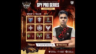 SPY PRO SERIES LEAGUE STAGE  Day  4 GROUP  AampB [upl. by Qahsi]