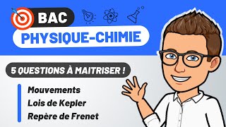 BAC 🎯 PHYSIQUE  CHIMIE  Terminale Spécialité  Mouvement Lois de Kepler Repère de Frenet [upl. by Auhsoj256]