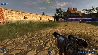 Serious Sam HD TSE  04  Serpent Yards Mental x90 [upl. by Klingel792]