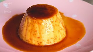 Flan de Huevo Perfecto Tradicional  Rápido Fácil y Sólo 3 Ingredientes [upl. by Ahseet]