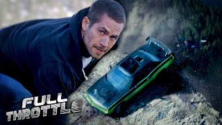 Brian Is Saved By Lettys Dodge Challenger  Furious 7  Full Throttle [upl. by Vrablik532]