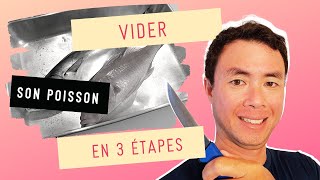 Comment vider un poisson en 3 étapes [upl. by Ateerys]