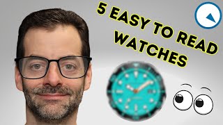 Top 5 Easy to Read Watches  From 65 to 2000 [upl. by Eurd]