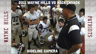 2011 Wayne Hills vs Hackensack quotSideline Camquot [upl. by Reivad]