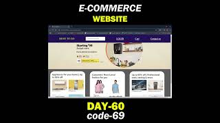 CURRENT CODERS 361000  Ecommerce website is ready using html and css  shorts css html [upl. by Reitrac]