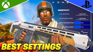 Fortnite Chapter 5 Season 3 Controller Settings Tutorial Zero Build amp Build Best Settings [upl. by Lennad]