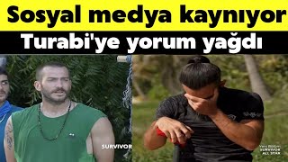 SURVİVOR TURABİ AĞLADI SOSYAL MEDYA PATLADI [upl. by Sirtemed784]