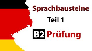 Sprachbausteine Teil 1 1  Prüfungsvorbereitung Telc B2  Test 2024 [upl. by Ennaisoj212]