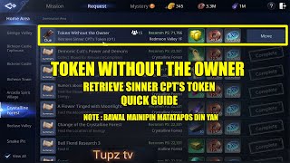 MIR 4  TOKEN WITHOUT THE OWNER  RETRIEVE SINNER CPTS TOKEN  REQUEST MISSION QUICK GUIDE [upl. by Leidgam]