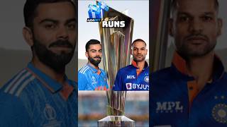 Shikhar Dhawan vs Virat Kohli comparison In T20 intl 🔥🥶 cricket shorts livebig 4rabetind [upl. by Cassady]