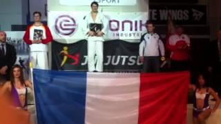 Podium de Vincent Parisi à la coupe dEurope de Jujitsu à Hanau All  24 Mars 2012 [upl. by Aikemit]