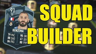 FIFA 22 INSANE POTM BENZEMA 350k and 800k SQUAD BUILDER [upl. by Hekking]