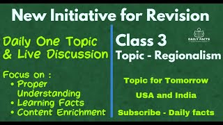 Regionalism in India II Historical Background II Current issues amp Suggestions II Discussion Class 3 [upl. by Neo770]