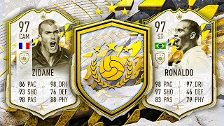 RONALDOOOO 🔥 30x 92 ICON MOMENTS PACKS  FIFA 22 Ultimate Team [upl. by Eiramnwad]