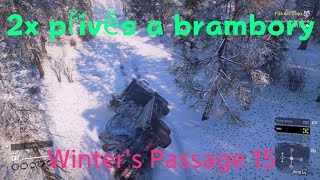 SnowRunner CZSK mod Winters Passage 15 epizoda Odvoz přívěsů a brambor [upl. by Ahsaten]