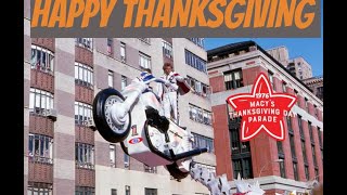 Evel Knievel 1976 Macys Thanksgiving Day Parade No sound at the start [upl. by Kciwdahc]