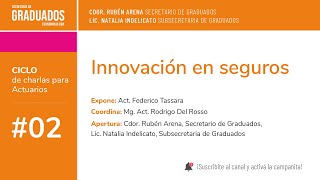 02 Innovación en Seguros  Económicas UBA [upl. by Enihpesoj]