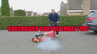 Grasmaaien gaat helemaal FOUT I Frans Bauer [upl. by Suiratnod]