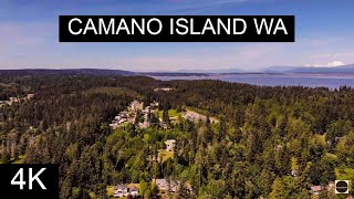 CAMANO ISLAND Wa🇺🇸 4K Done Footage 2020 [upl. by Nohsav105]