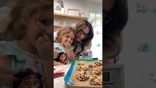 Mila stole it 😂🤩 BREAKFAST COOKIES family breakfast cookies mom recipe cute easy sunday [upl. by Oiliduab]