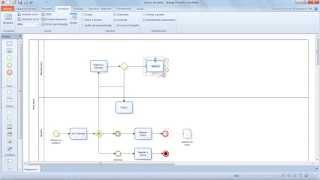 Modelagem de Processos usando BPMN no Bizagi  Exemplo help desk  video 7 [upl. by Cichocki]