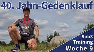 Mein erster 1 Platz beim 40 JahnGedenklauf  Sub3 Marathon Training Woche 9  Münster 2024 [upl. by Nalahs]