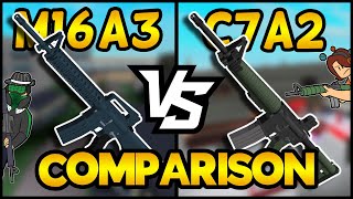 M16A3 vs C7A2  Phantom Forces Comparison Feat Lyttey [upl. by Karly357]