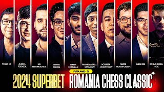 2024 Superbet Chess Classic R2  Nepo vs Gukesh Pragg vs MVL  Live Commentary by Sagar amp Amruta [upl. by Eenahc]