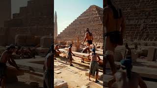 How Pyramids were built in ancient Egypt shorts ancient pyramidsofegypt history myth [upl. by Schreck]