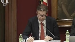 Giorgetti quotEntro maggio approvazione della riforma delle regole di bilancio Uequot [upl. by Dorice]