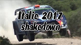 WRC Rally Italia Sardegna 2017  Shakedown [upl. by Retsevel]